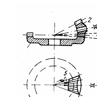 Text Box:  
Fig. 1.89 Rabotarea cu doua cutite a rotilor dintate conice
