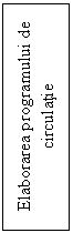 Text Box: Elaborarea programului de circulatie